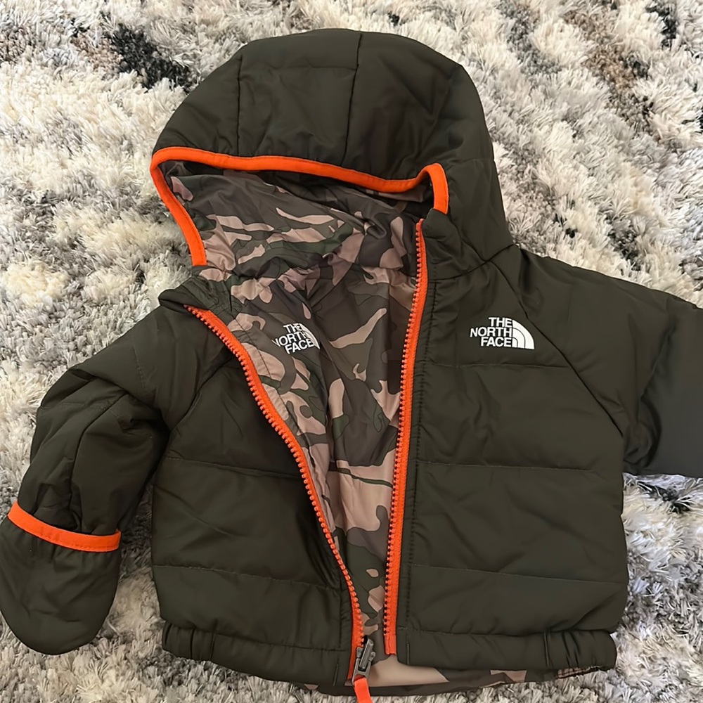 Northface baby reversible puffer coat